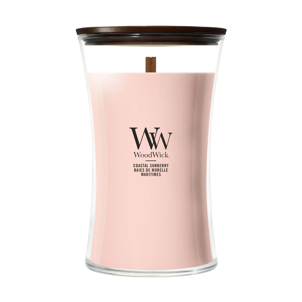 WoodWick - Coastal Sunberry - Large Geurkaars