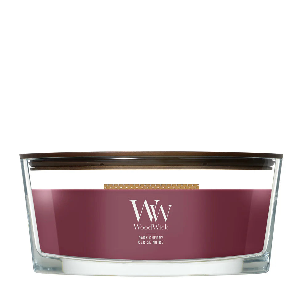 WoodWick - Dark Cherry - Ellipse Geurkaars