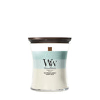 WoodWick - Trilogy Driftwood Shores - Medium Geurkaars