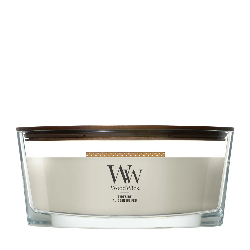 WoodWick - Fireside - Ellipse Geurkaars