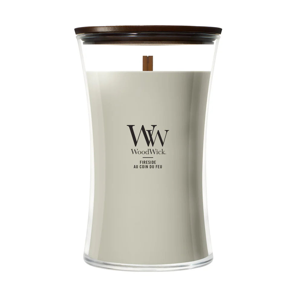 WoodWick - Fireside - Large Geurkaars