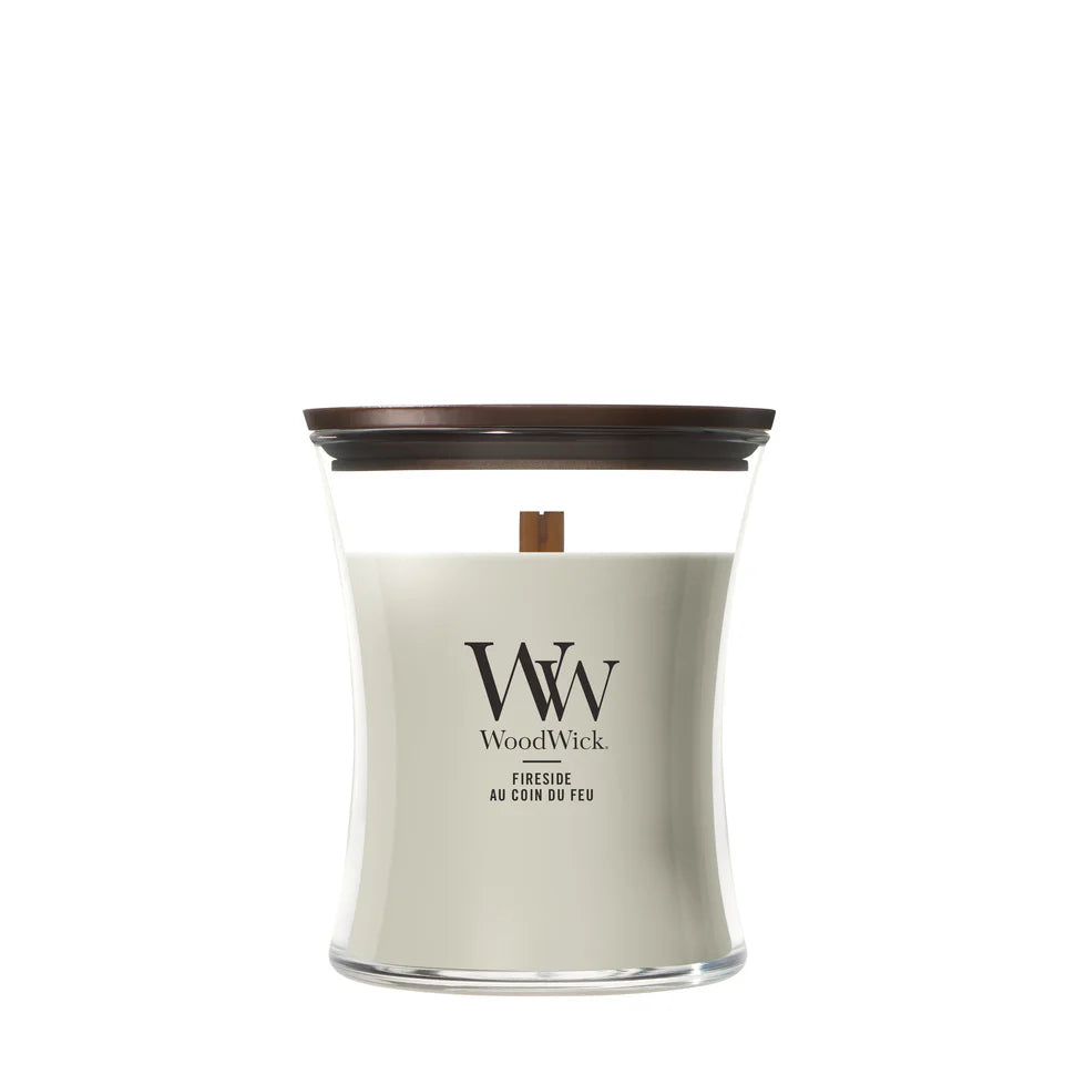 WoodWick - Fireside - Medium Geurkaars