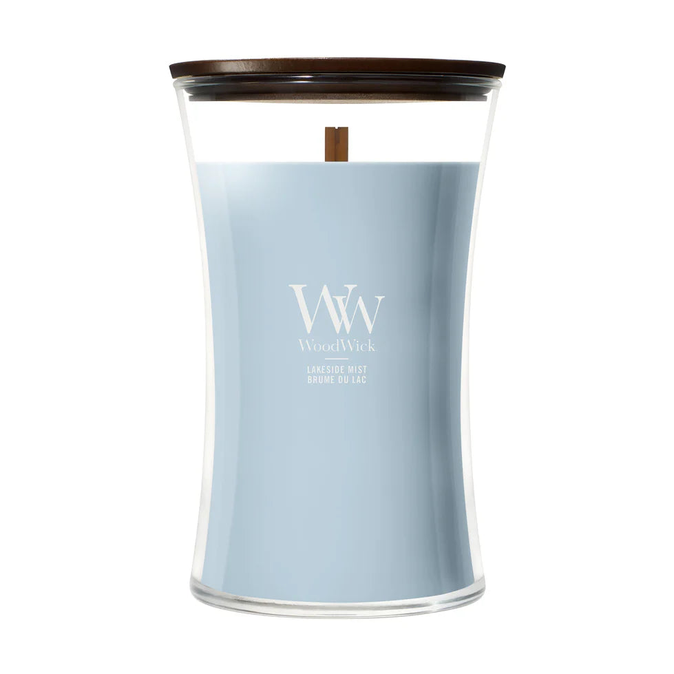 WoodWick - Lakeside Mist - Large Geurkaars