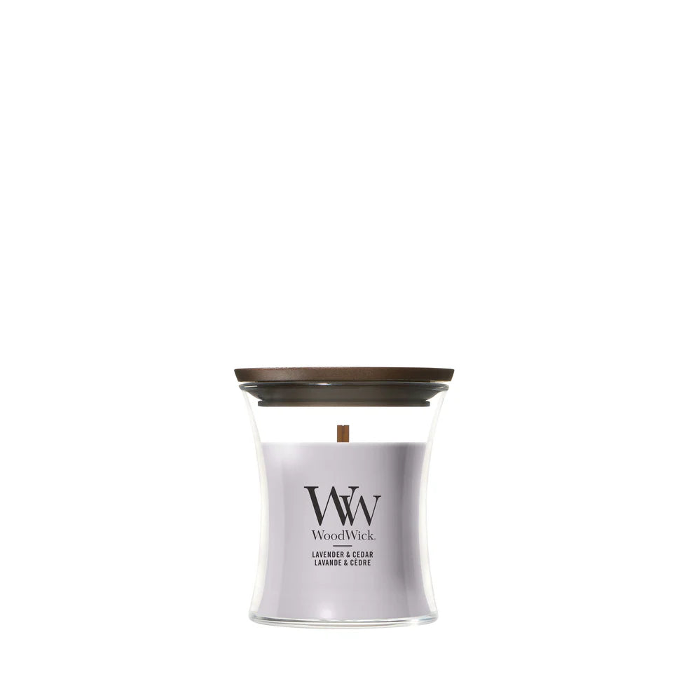 WoodWick - Lavender & Cedar - Mini Geurkaars