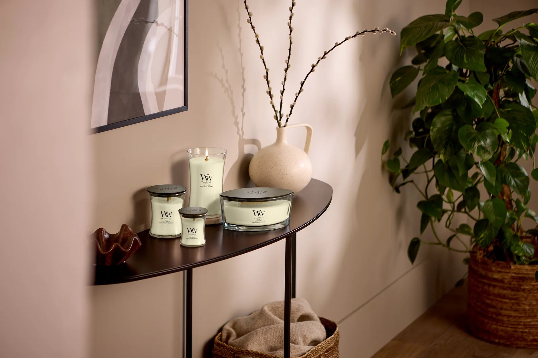 WoodWick - Lush Pomelo - Ellipse Geurkaars