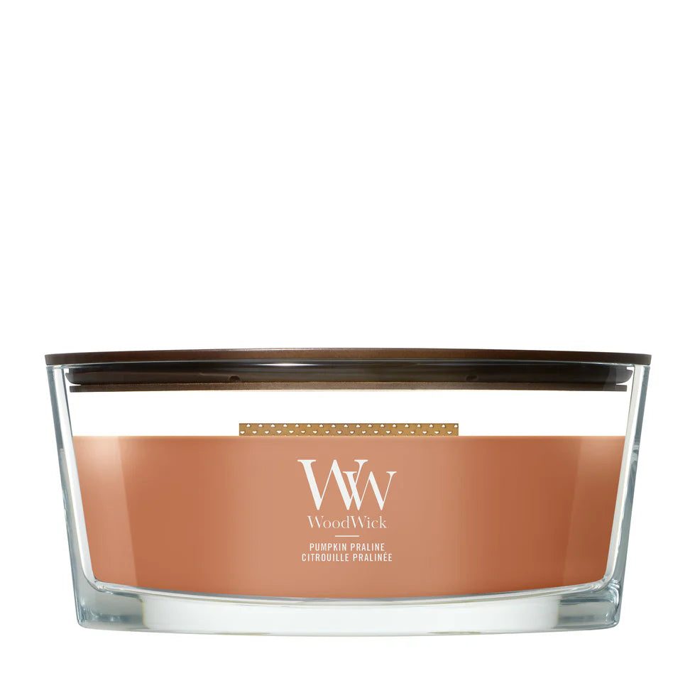 WoodWick - Pumpkin Praline - Ellipse Geurkaars