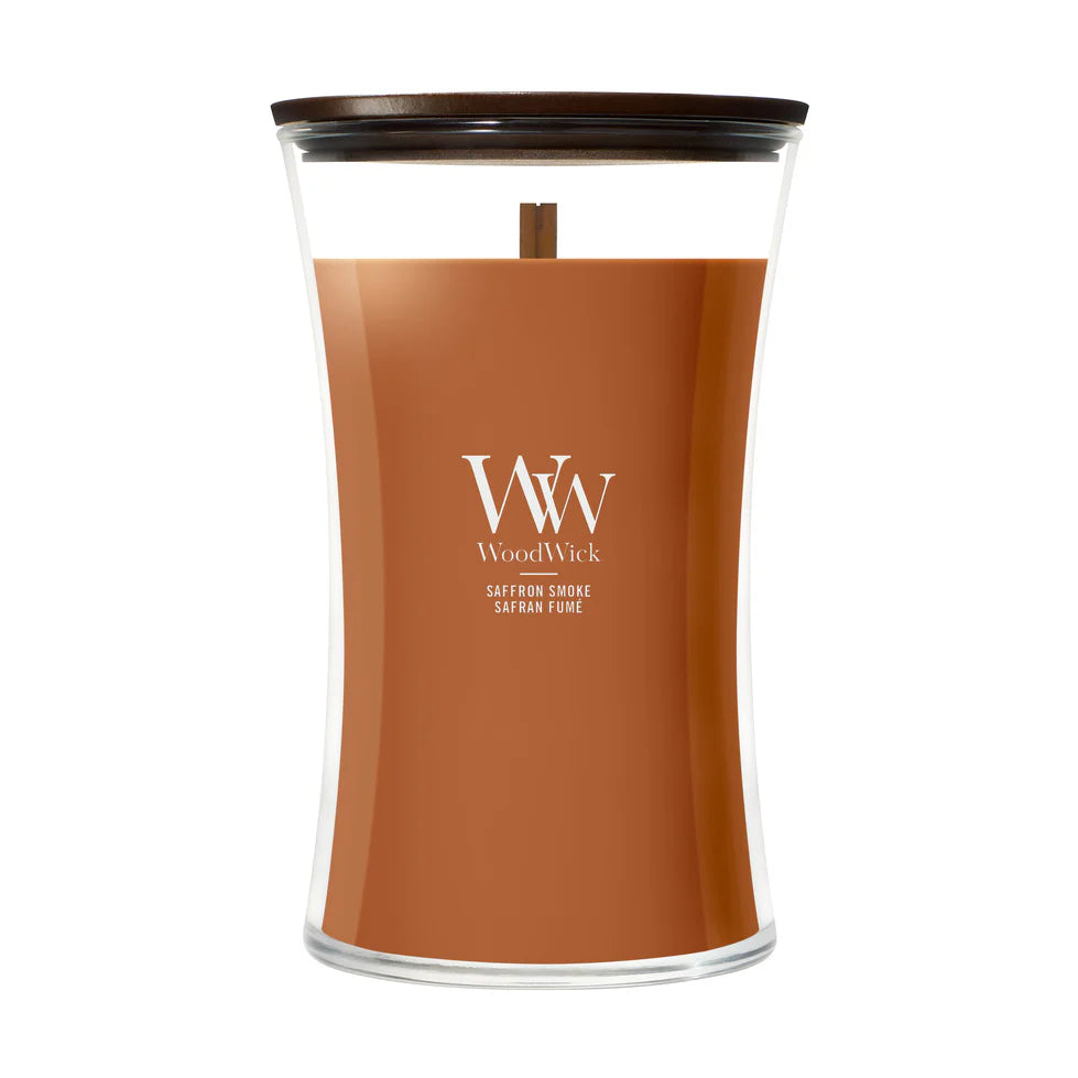 WoodWick - Saffron Smoke - Large Geurkaars