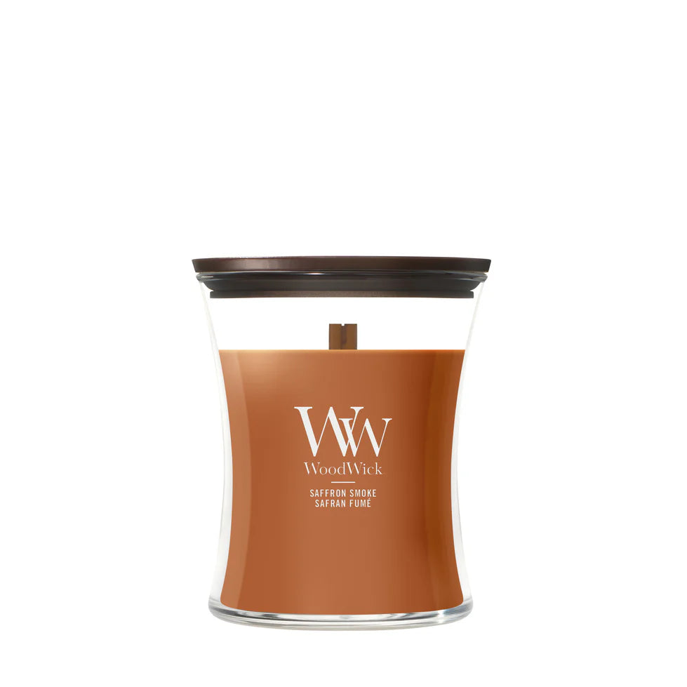 WoodWick - Saffron Smoke - Medium Geurkaars