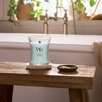 WoodWick - Sagewood & Seagrass - Mini Geurkaars