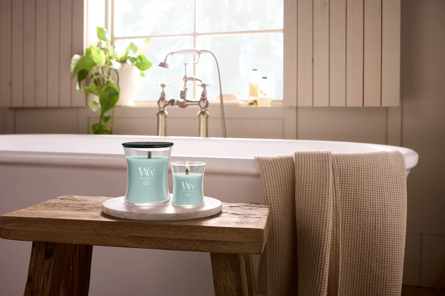 WoodWick - Sea Spray - Ellipse Geurkaars