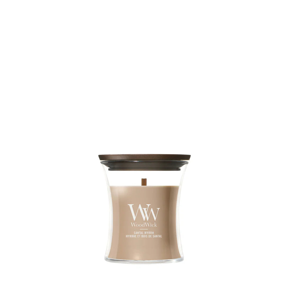 WoodWick - Santal Myrrh - Mini Geurkaars