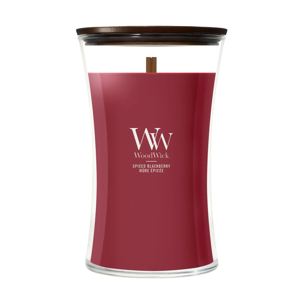 WoodWick - Spiced Blackberry - Large Geurkaars