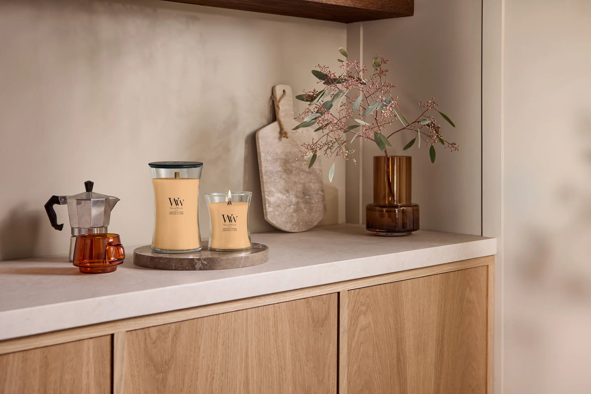 WoodWick - Tangerine & Citron - Ellipse Geurkaars