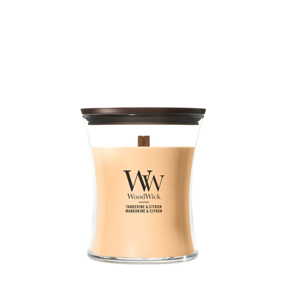 WoodWick - Tangerine & Citron - Medium Geurkaars