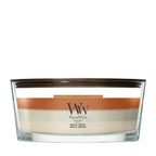 WoodWick - Trilogy Vanilla Embers - Bougie parfumée Ellipse