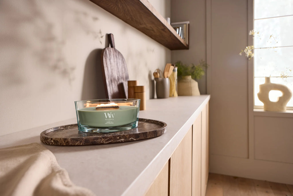 WoodWick - Verdant Fig - Ellipse Geurkaars