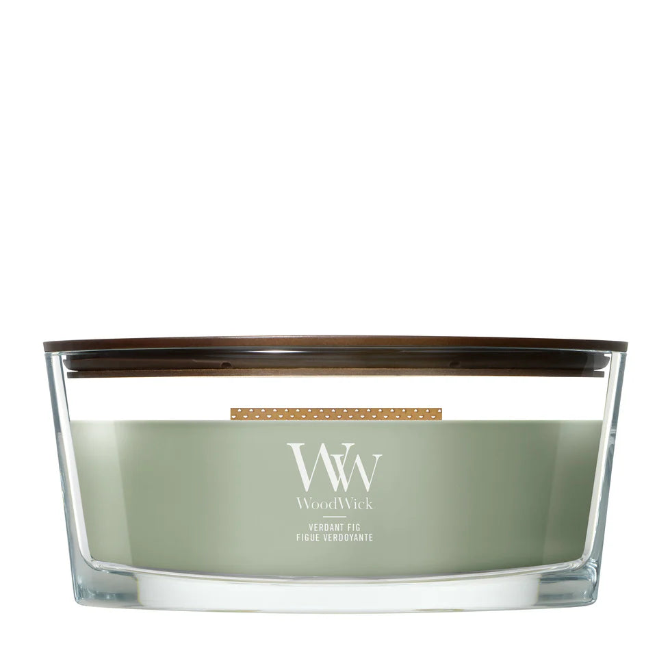 WoodWick - Verdant Fig - Ellipse Geurkaars