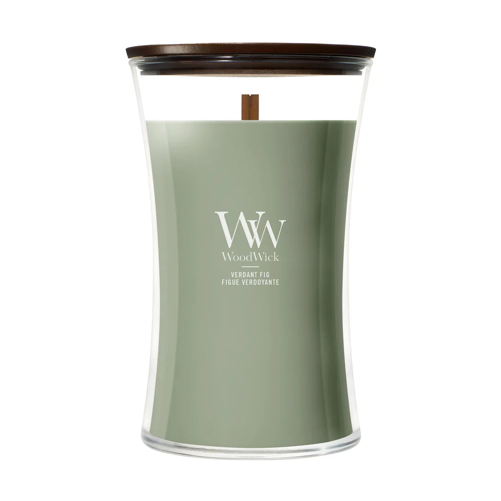 WoodWick - Verdant Fig - Large Geurkaars