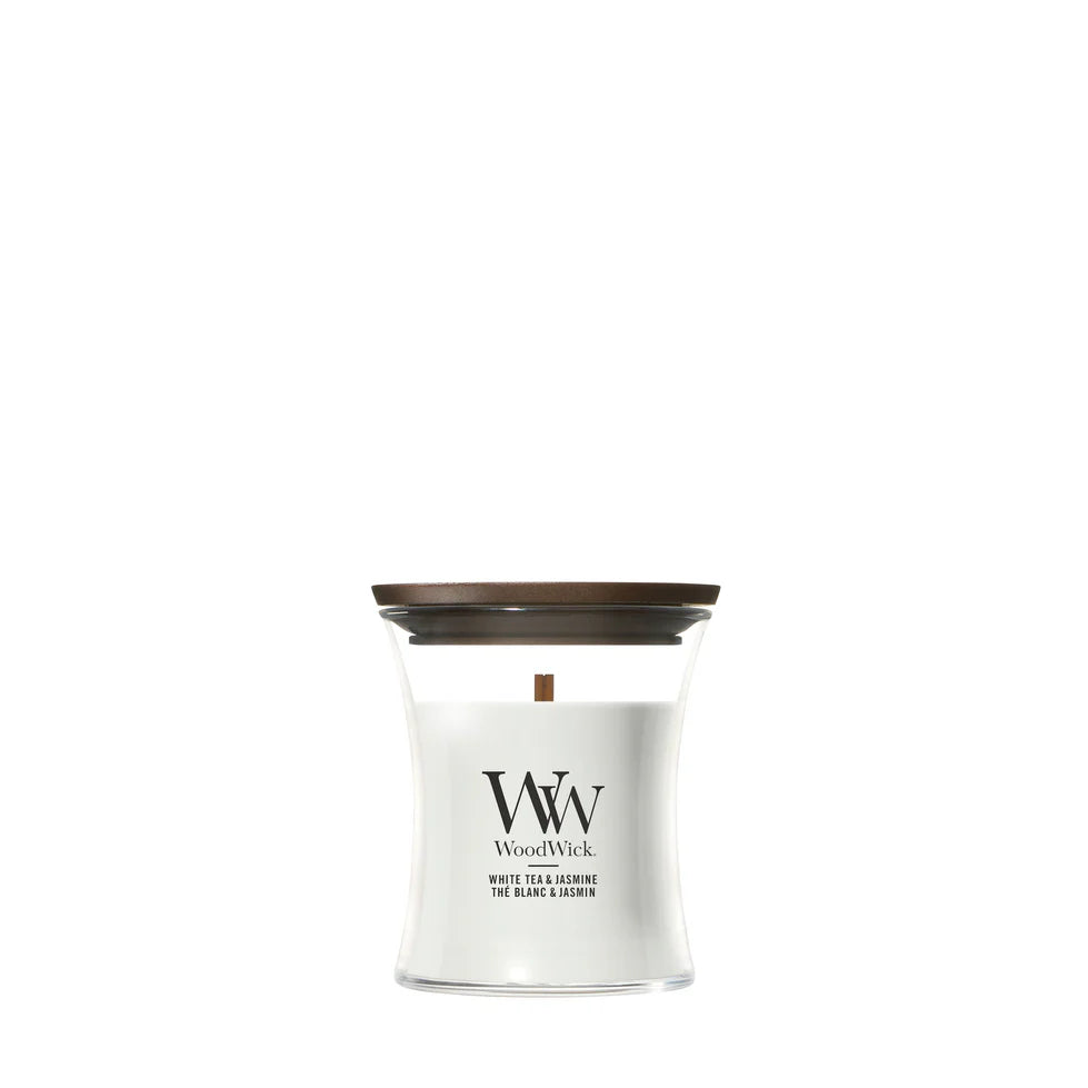 WoodWick - White Tea & Jasmine - Mini Geurkaars