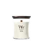 WoodWick - White Teak - Medium Geurkaars