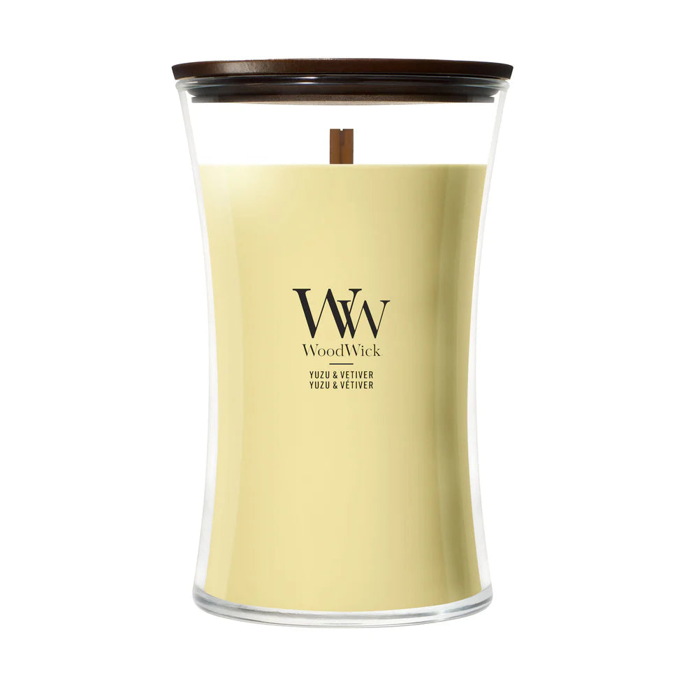 WoodWick - Yuzu Vetiver - Large Geurkaars