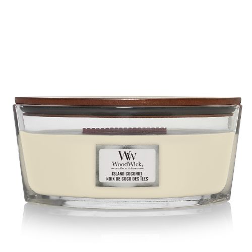 WoodWick - Island Coconut Ellipse Geurkaars