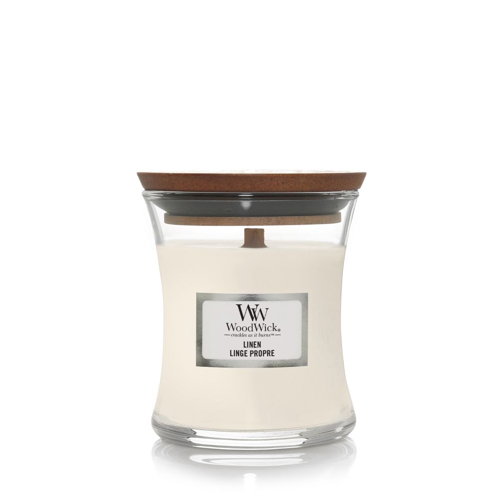 WoodWick - Linen Mini Geurkaars