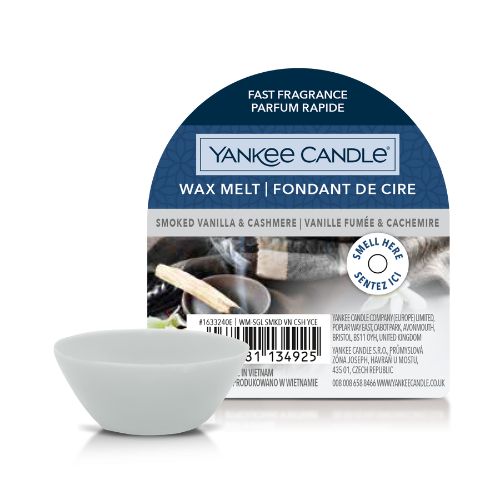 Yankee Candle - Smoked Vanilla & Cashmere - Wax Melt