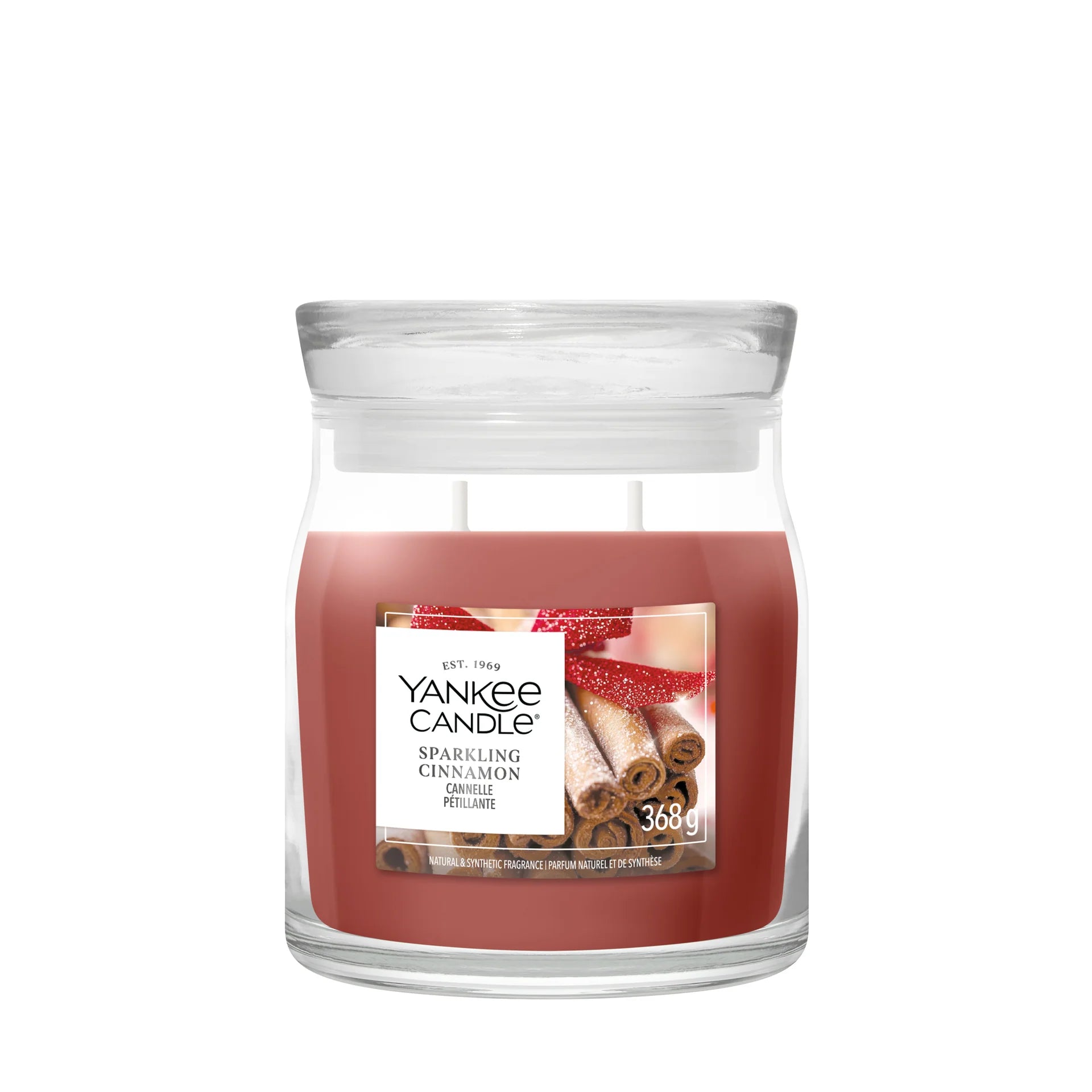 Yankee Candle - Sparkling Cinnamon - Medium Jar