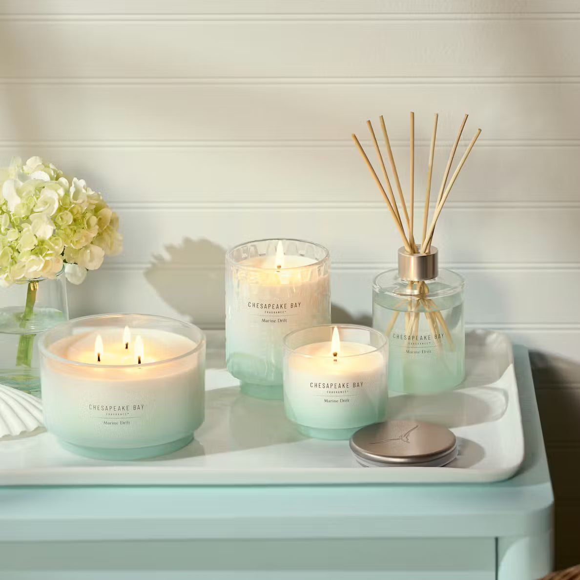 Chesapeake Bay - Marine Drift - 3-Wick Geurkaars