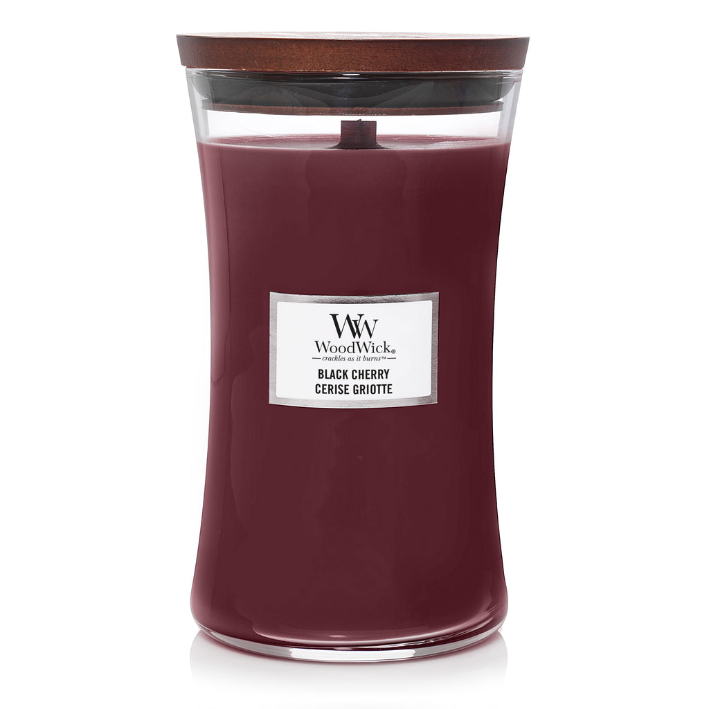 WoodWick - Black Cherry Large Geurkaars