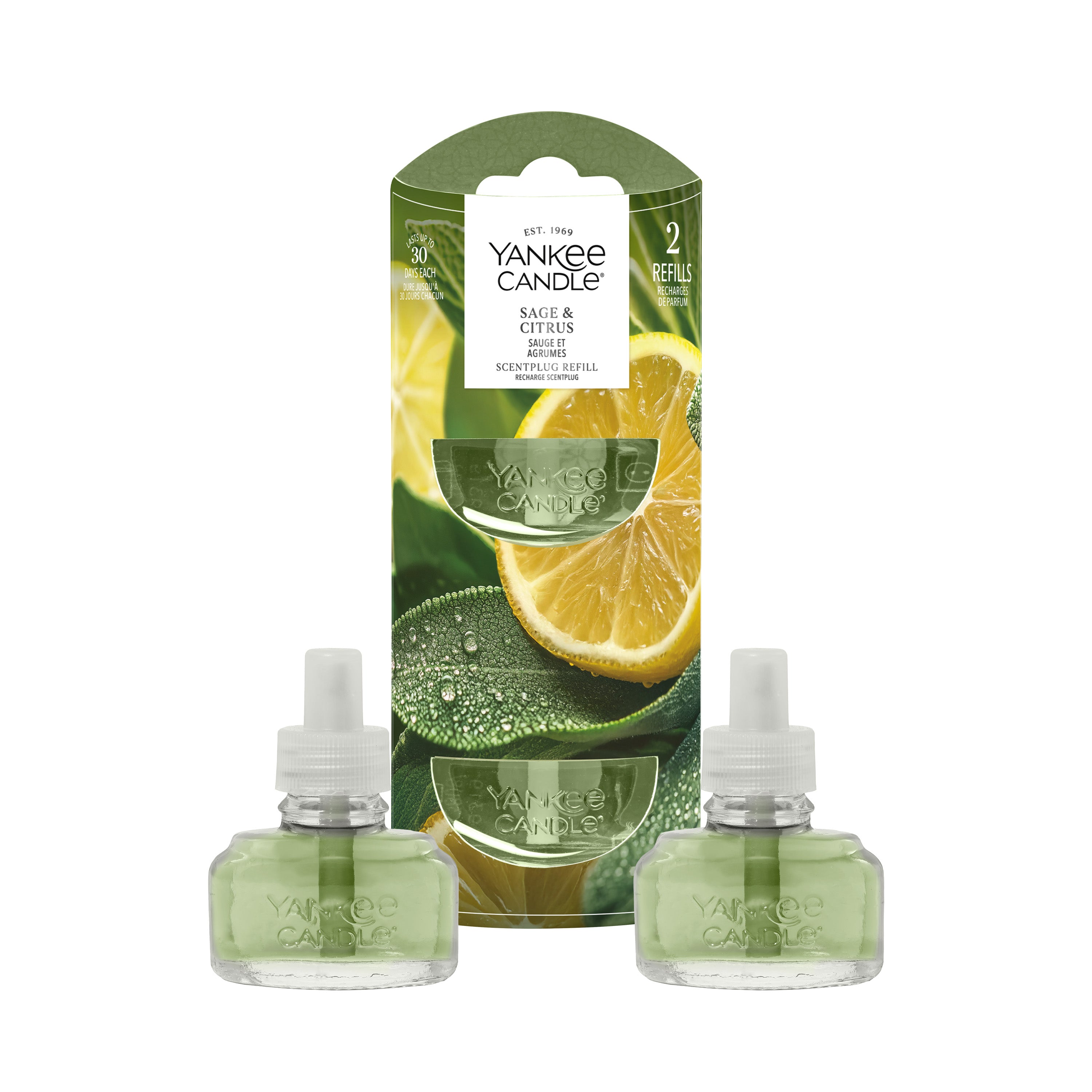 Yankee Candle - Sage & Citrus - Elektrische Diffuser Navulling