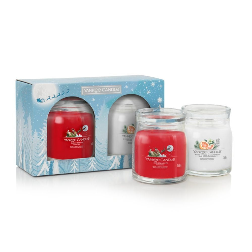 Yankee Candle - Bright Lights - 2 Medium Jar - Kerst Cadeauset