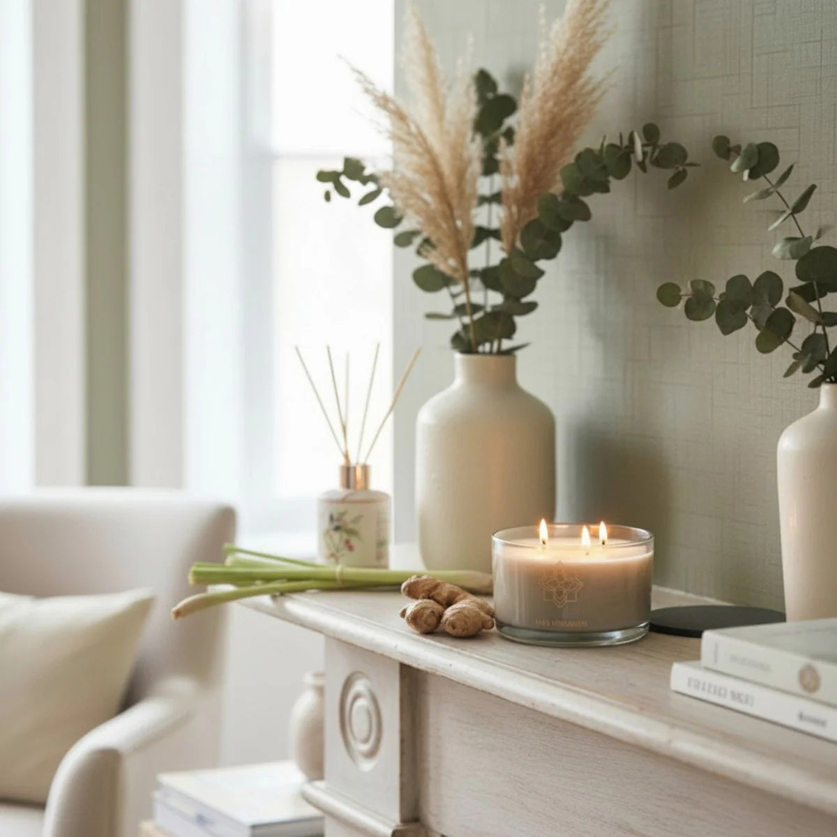 Max Benjamin - 3-Wick Geurkaars - White Pomegranate