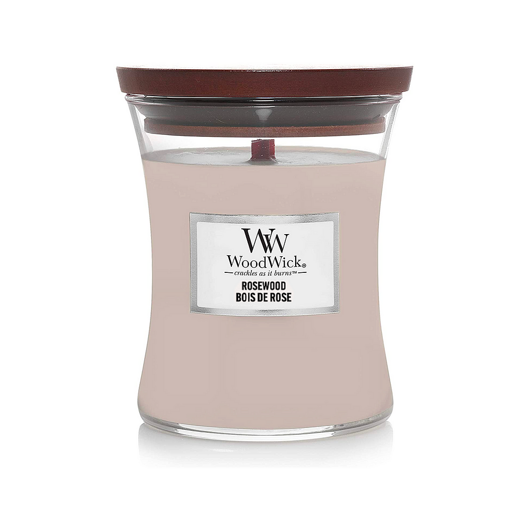 WoodWick - Rosewood Medium Geurkaars