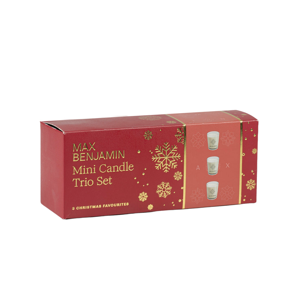 Max Benjamin - Festive Favourites – 3 Mini Geurkaars Cadeauset