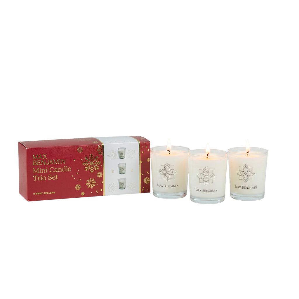 Max Benjamin - 3 Mini Geurkaars Cadeauset - All Time Classics