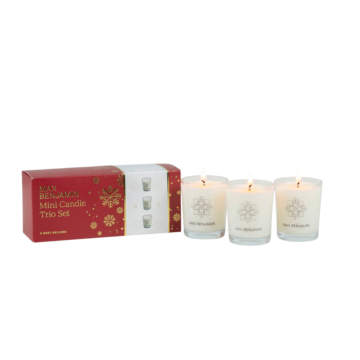 Max Benjamin - 3 Mini Geurkaars Cadeauset - All Time Classics