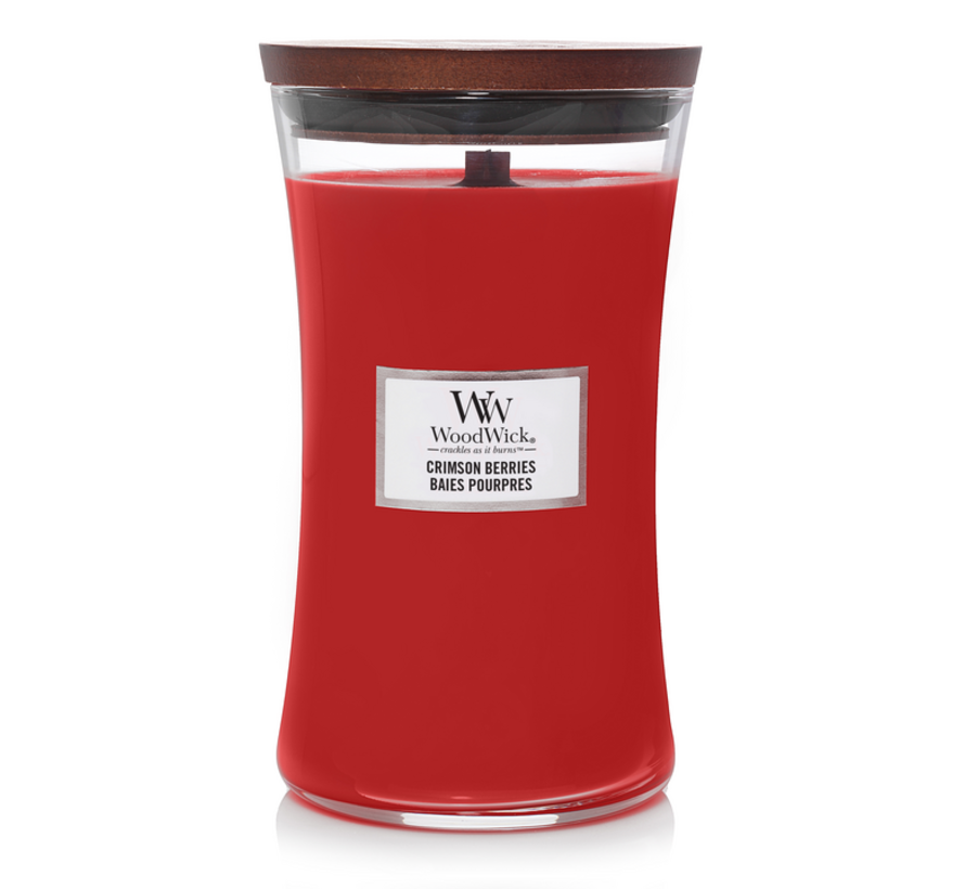 WoodWick - Crimson Berries Large Geurkaars