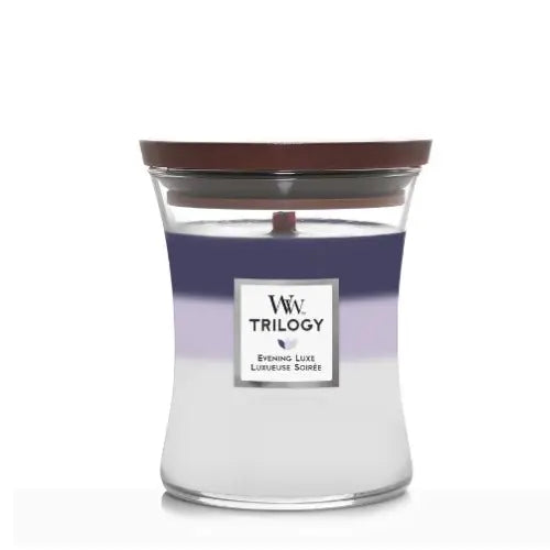 WoodWick - Trilogy Evening Luxe Medium Geurkaars