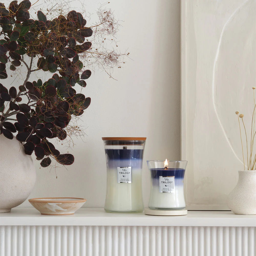 WoodWick - Trilogy Evening Luxe Medium Geurkaars