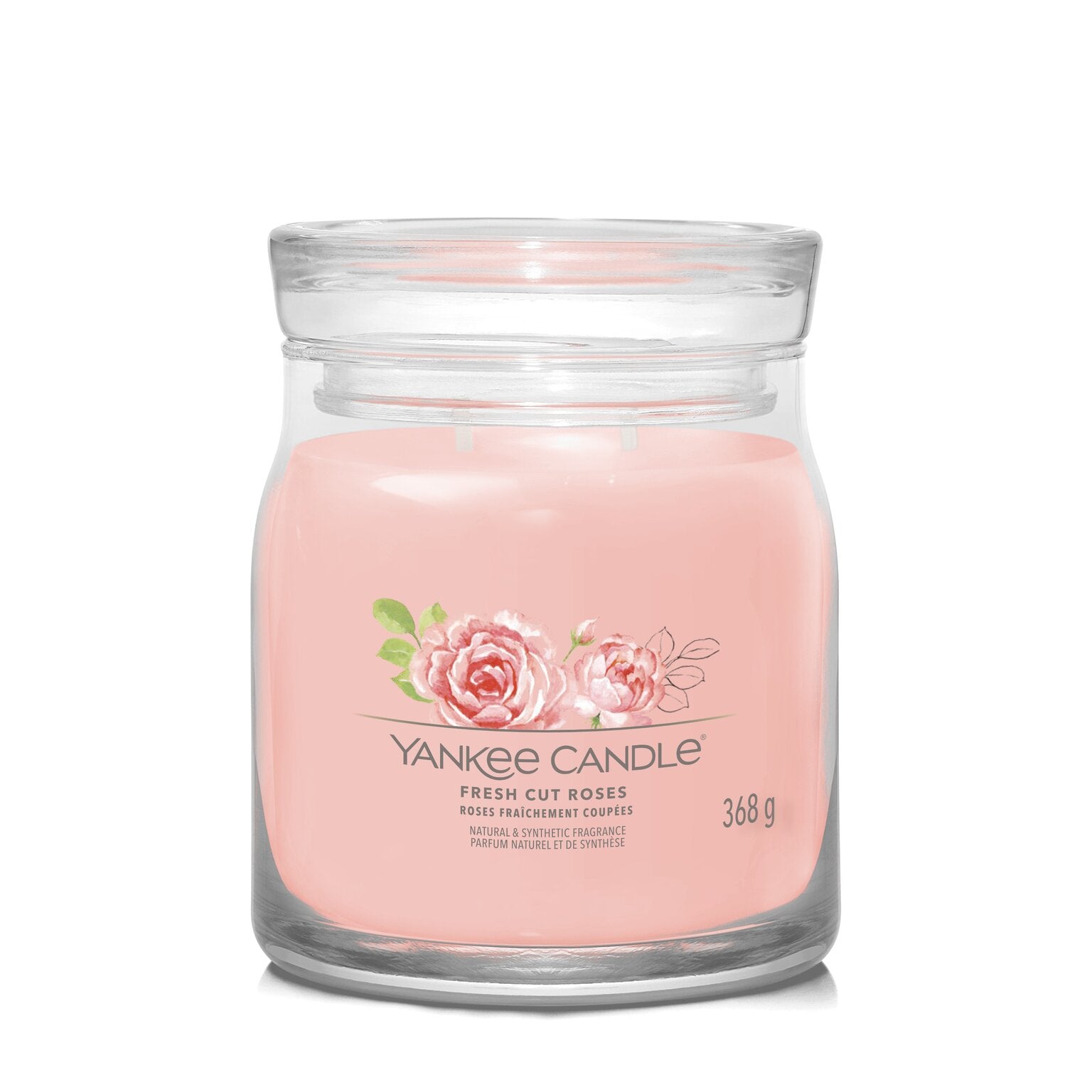 Yankee Candle - Fresh Cut Roses Signature Medium Jar