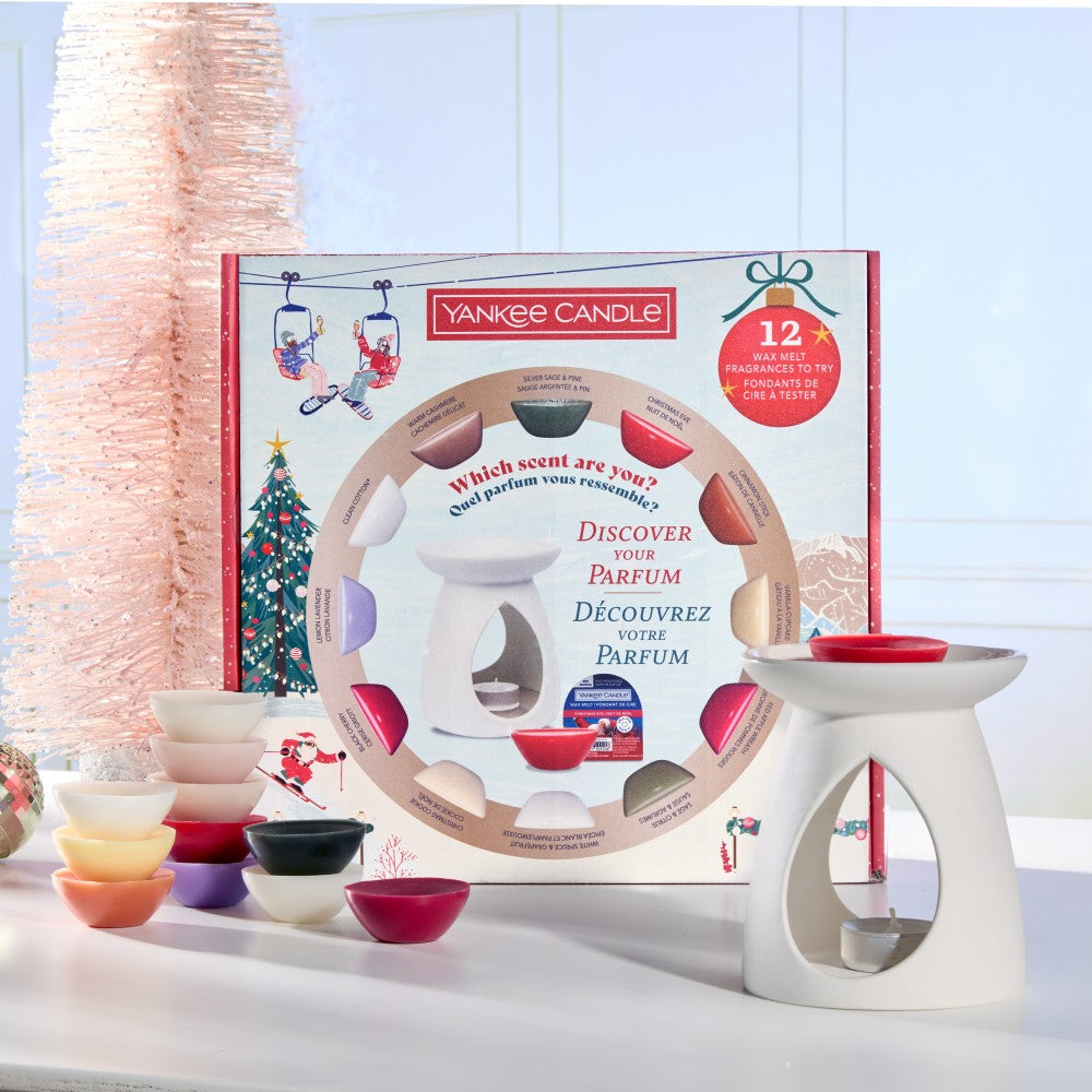 Yankee Candle - Apres Ski Collection - 12 Wax Melts & Warmer - Kerst Cadeauset