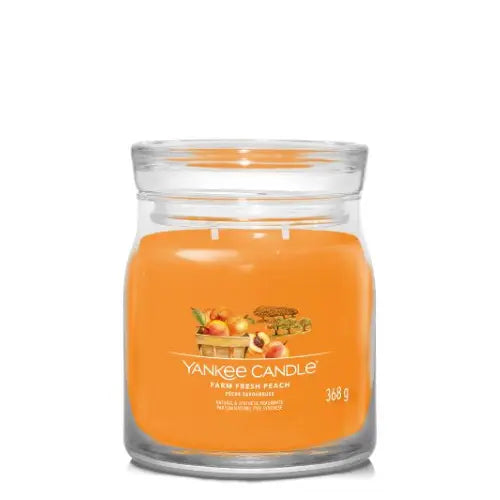Yankee Candle - Farm Fresh Peach Signature Medium Jar